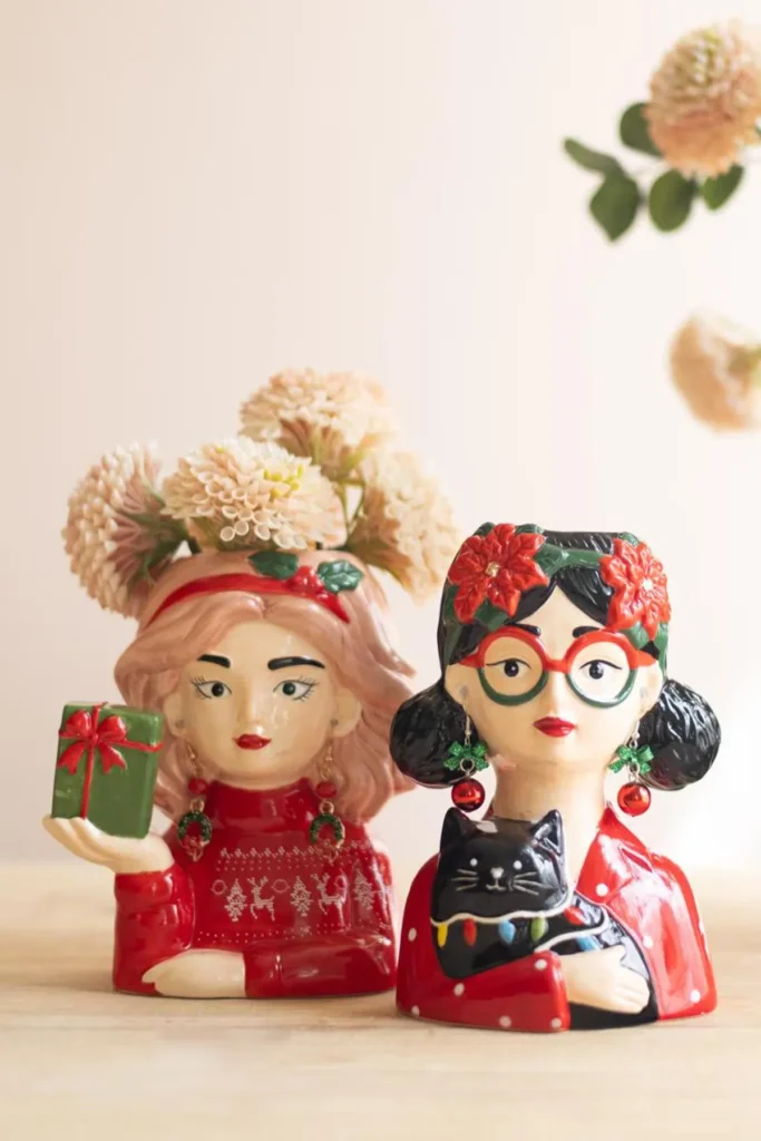 Tacky Christmas Sweater Vases