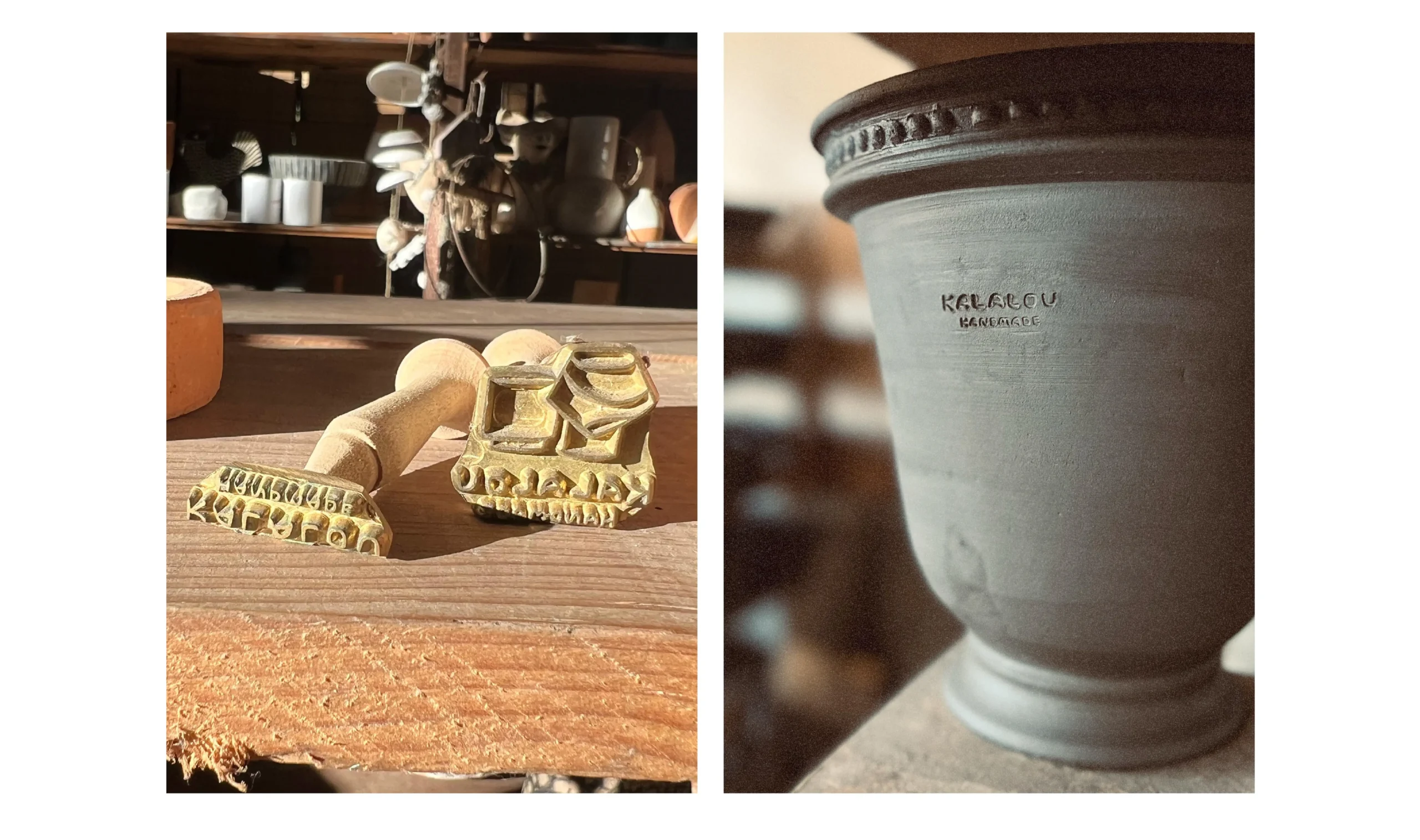 Honduras stamp photo  with ceramic pot